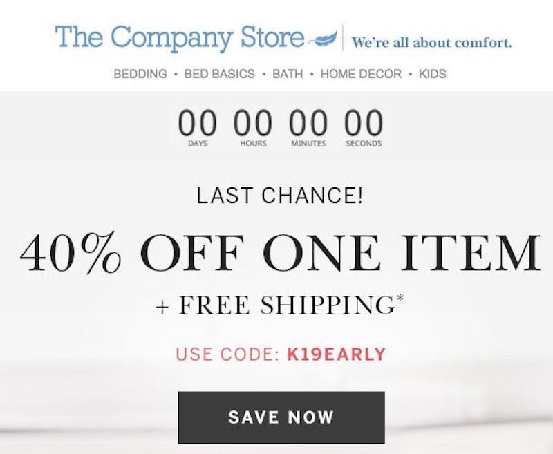 email countdown timer