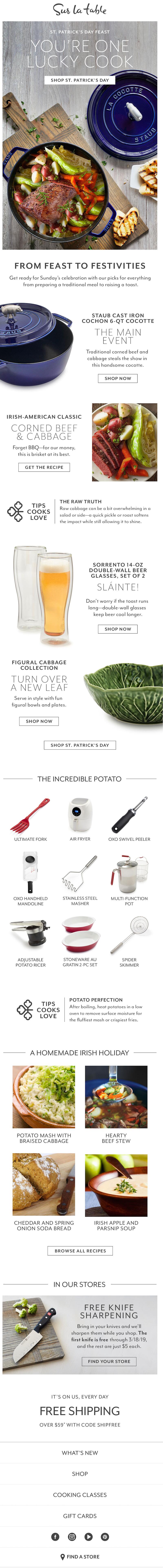 st. patrick's day email