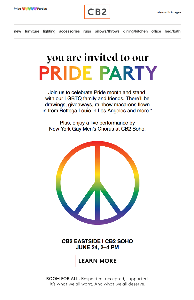 Pride Month Email Designs