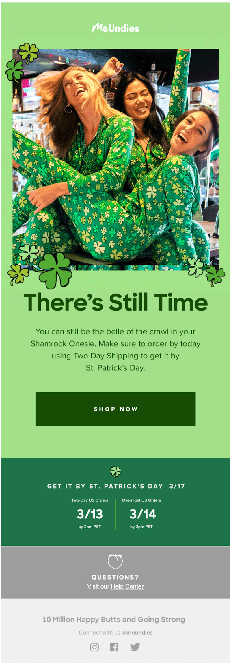 st. patrick's day email